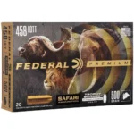 Federal Cartridge Co. Federal Premium Cape-Shok Rifle Ammunition .458 Lott 500 gr TBSS 2300 fps - 20/ct - alternate view 3