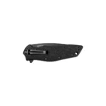 Kershaw Knives Kershaw Kuro Folding Knife 3-1/10" Partially Serrated American Tanto Blade Black - alternate view 3