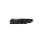 Kershaw Knives Kershaw Ken Onion Leek Folding Knife 3" Stonewashed Drop Point Blade Black - alternate view 3
