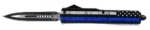 Templar Knife Small Knife 2-3/4" Tanto Blade Back The Blue - alternate view 3