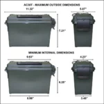 Mtm Molded Products Company MTM Limited Edition 1776 Multi-Can Ammo Crate .30 Cal - alternate view 3