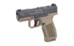 Century Arms Canik Mete MC9 L Handgun 9mm Luger 10rd Magazine 3.18" Barrel Black/FDE CA Compliant - alternate view 4