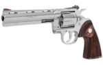 Colt Manufacturing Colt Python Handgun .357 Mag 6rd Capacity 6" Barrel Stainless Finish Wood Grips - alternate view 4