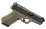 Black Rain Ordnance Inc Black Rain Frontline Handgun 9mm Luger 15rd Magazine 3.75" Barrel FDE/Black Finish Optic Ready