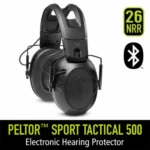 3M PELTOR Peltor Sport Tactical 500 Electronic Ear Muffs 26dB Black - alternate view 4