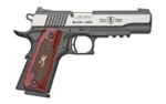 Browning Firearms Browning 1911 380 Black Label Medallion Pro Handgun 380 ACP 8rd Magazine 4.25" Barrel Black with Silver