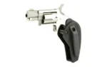 North American Arms NAA Mini Revolver Handgun 22LR 5rd Capacity 1.125" Barrel Silver with Black Grip - alternate view 4