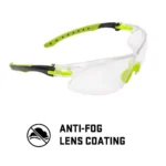 The Allen Company Inc. Allen ULTRX Keen Youth Safety Glasses Lime Green with Clear Lenses - alternate view 4