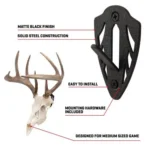 The Allen Company Inc. Allen EZ Mount Skull Peg Hook Black - alternate view 4
