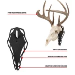 The Allen Company Inc. Allen EZ Mount Silhouette Skull Peg Black - alternate view 4