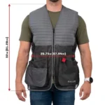 The Allen Company Inc. Allen Competitor Shooting Vest XL/2XL Grey - alternate view 4