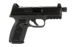 FN USA FN 509 Midsize Tactical Handgun 9mm Luger 15rd & 24rd Magazines (2) 4.5" Threaded Barrel Black NMS - alternate view 4