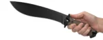 Kershaw Knives Kershaw Camp 10 Fixed Machete Knife 10" Recurve Blade Tan and Black - alternate view 4