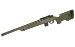 Bergara Rifles Bergara BMR-X Rifle .17 HMR 5rd (1) & 10rd (1) Magazines 18" Carbon Fiber Barrel Green w/Black Webbing Stock