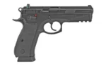 Cz-Usa Firearms CZ 75 SP01 Handgun 9mm Luger 10rd Magazine 4.6" Barrel 3 Dot Tritium Sights Black - alternate view 4