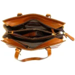 Rugged Rare Smith & Wesson Structured Handbag Concealed Carry Purse Tan - alternate view 4