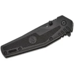 Battenfeld Knives Smith & Wesson SWAT Assisted Folding Knife 3" Drop Point Blade Black Box - alternate view 4