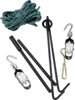 LEM Products Collapsible Gambrel with Rope Hoist - alternate view 4