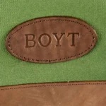 Boyt Harness Company Boyt Signature Series Canvas and Leather Shell Pouch OD Green - alternate view 4