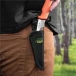 Outdoor Edge ZipBlade Fixed-Blade Field Dressing Knife 4" Blade Orange - alternate view 4