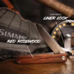 Outdoor Edge Peleus Folding Knife 3-3/10" Clip Point Blade Wood - alternate view 4