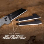Outdoor Edge Razor XD2 Replaceable Blade 3" Utility Blade Grey - alternate view 4