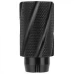 Tacfire Inc. TacFire Knurled Linear Compensator Flash & Concussion Forwarder 7.62x39 14x1 LH Black - alternate view 4