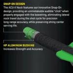 Tenpoint Crossbow Technologies TenPoint ACU-X Lighted Carbon Arrows for Rail-less Forward Draw Crossbows 20" .001" 3/ct