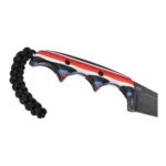 Columbia River Knife & Tool CRKT Minimalist Fixed Knife 2" Wharncliffe Blade Layered Multi-Color Handle - alternate view 4