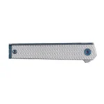 Columbia River Knife & Tool CRKT CEO Microflipper Folding Knife 2-3/8" Drop Point Blade Silver and Blue - alternate view 4