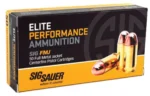 Sig Sauer Sig Elite Performance Handgun Ammunition .380 ACP 100 gr FMJ 910 fps 50/ct - alternate view 4