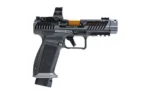 Century Arms Canik TTI Combat Handgun 9mm Luger 18rd Magazines (2) 4.6" Barrel Smoke with MECANIK MO3 - alternate view 4