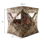 AdvenTec LLC dba Rig Em Right Outdoors Rig'Em Right HydeOut XL Blind Optifade Subalpine - alternate view 4