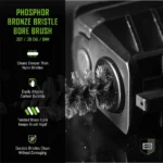 The Allen Company Inc. Breakthrough Clean Technologies Phosphorus Bronze Bristle Bore Brush 357/.38/9mm Luger - alternate