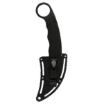 Sog Specialty Knives Inc. SOG Gambit Blackout Fixed Knife 2-3/5" Sheepsfoot Blade Black - alternate view 4