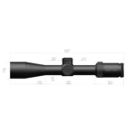ZeroTech Thrive Rifle Scope 3-12x44 30mm SFP PHR3 MOA Non-illum Black - alternate view 4