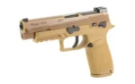 Sig Sauer P320-M17 Handgun 9mm Luger 10rd Magazine 4.7" Barrel Coyote Tan MA Compliant - alternate view 4