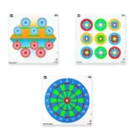 The Allen Company Inc. Allen EZ Aim Paper Targets 12" Fun Paper Plinking the Day Away 9/ct - alternate view 4