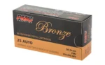 PMC AMMUNITION PMC Bronze Handgun Ammunition .25 ACP 50 gr FMJ 750 fps 50/ct - alternate view 4