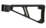 Midwest Industries Picatinny Side Folding Fixed Extruded Stock Black - alternate view 4