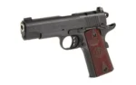 Colt Manufacturing Colt Optic Ready Combat Commander Handgun 9mm Luger 9rd Magazine 4.25" Black with G10 Black Cherry Grips