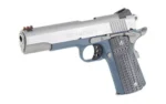 Colt Manufacturing Colt Competition Government Handgun 9mm Luger 9rd Magazines(2) 5" Barrel Blue Titanium cerakote Frame