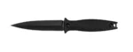 Kershaw Knives Kershaw Secret Agent Fixed Boot Knife 4-2/5" Spear Point Black with Sheath - alternate view 4