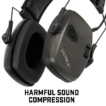 The Allen Company Inc. Allen ULTRX Stereo Electronic Ear Muffs 24dB Olive - alternate view 4