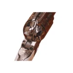 Taylor's & Company Firearms Taylors & Company 1873 Outlaw Legacy Nickel Engraved Handgun .357 Mag 6rd Capacity 5.5" Barrel