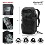 Fechheimer-Vertx VertX Gamut 22L Backpack Black - alternate view 4