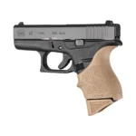 Hogue Inc. Hogue Overmolded Rubber Grip Extension Base Pad for Glock 42 6/rd Magazines FDE - alternate view 4