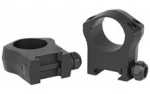 Warne Manufacturing Company Warne 2-Piece Picatinny Style Mountain Tech Scope Rings 30mm High - Matte - alternate view 4