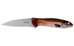 Kershaw Knives Kershaw Leek Folding Knife 3" Drop Point Blade Rainbow Trout - alternate view 4