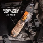 Outdoor Edge Razorbone Replaceable Blade Folding Knife 5" Drop Point Blade Orange - alternate view 4